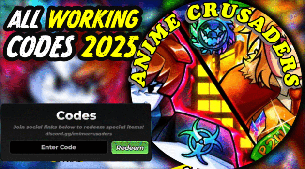 Anime Crusaders Codes September 2025