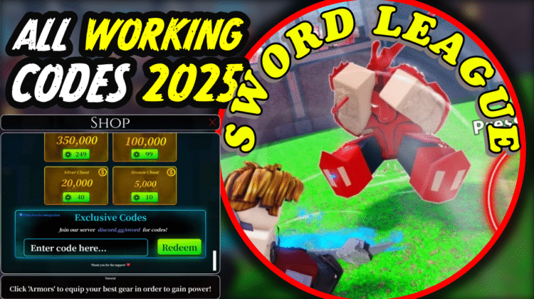 Sword League Codes August 2025