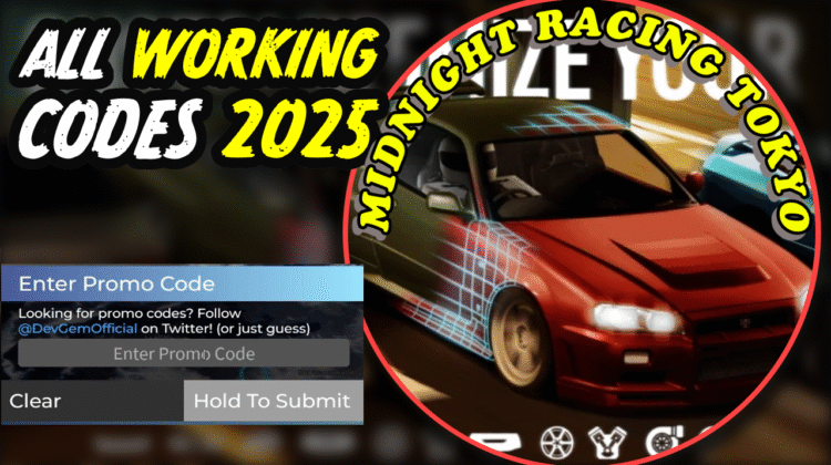 Midnight Racing Tokyo Codes September 2025