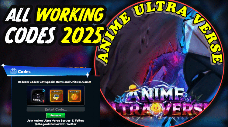 Anime Ultra Verse Codes September 2025