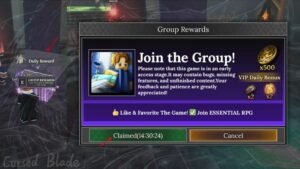 How to Get Free Rewards in Cursed Blade