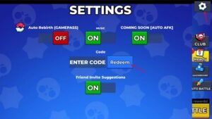 How to Redeem Brawl RNG Codes